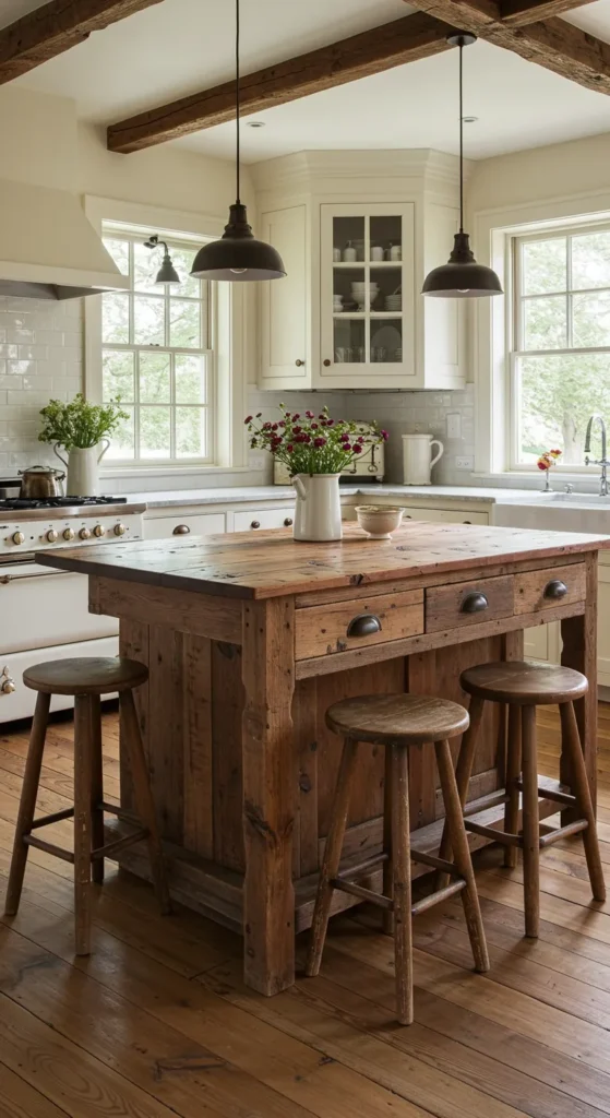 8 Creative Kitchen Island Designs You'll Love Rustic Wood kitchen