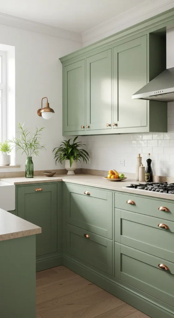 10 Sage Green Kitchen Ideas to Elevate Your Space Sage green and neutral-toned kitchen