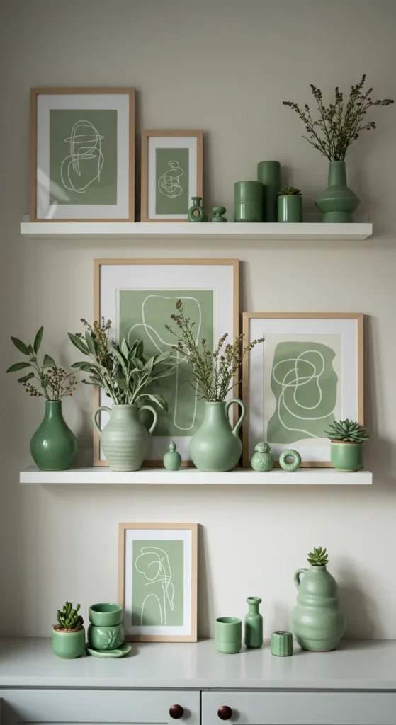 10 Sage Green Kitchen Ideas to Elevate Your Space Sage green kitchen decor and wall art