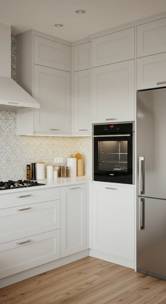 7 Elegant Minimalist Kitchen Ideas for a Modern Look Sleek kitchen with integrated, minimalist appliances