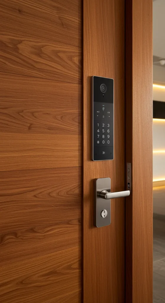 9 Elegant Modern Teak Wood Main Door Design Entrance Smart Teak Door