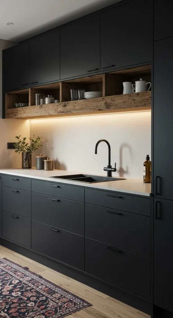 7 Unique Slab Kitchen Cabinet Ideas That Defy Modern Minimalism Textural Contrasts