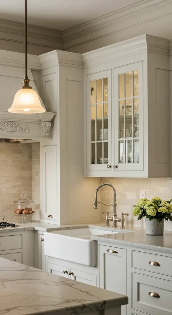 7 Timeless White Kitchen Cabinet Styles to Love Traditional white cabinets with raised panel design
