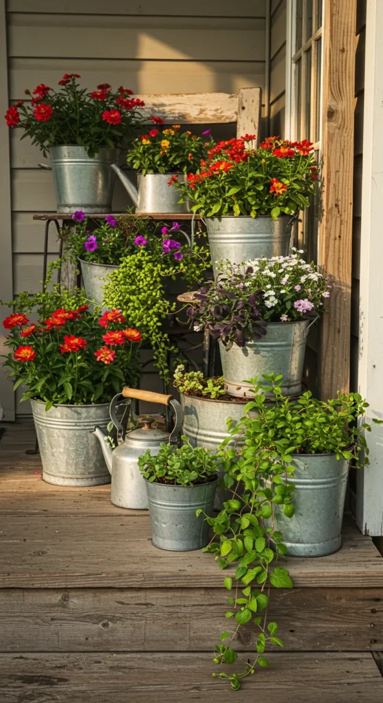 9 Small Front Porch Ideas Entrance Use Potted Plants for Decoration