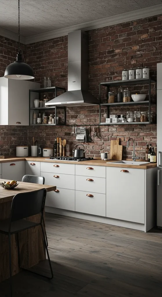 7 Timeless White Kitchen Cabinet Styles to Love White kitchen cabinets with industrial metal accents