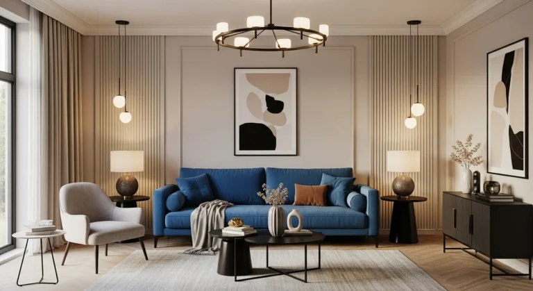 Blue Couch Living Room Ideas
