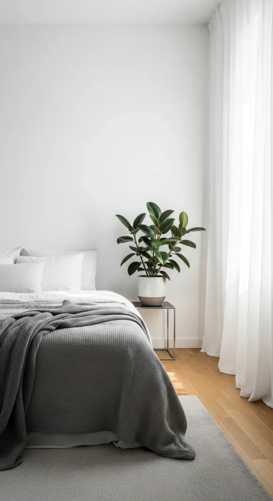 9 Tiny Bedroom Design Ideas to Maximize Space with Style Clutter-free minimalist tiny bedroom with calm vibe
