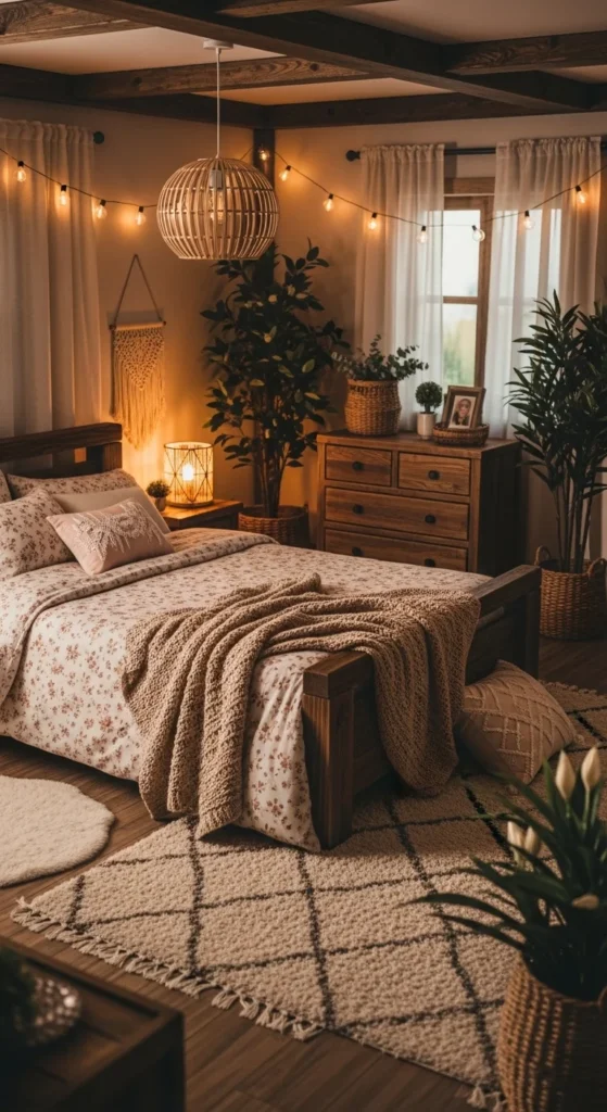 5 Stunning Bloxburg Bedroom Ideas to Inspire Your Style Cozy Bloxburg bedroom with rustic wood and soft earthy décor