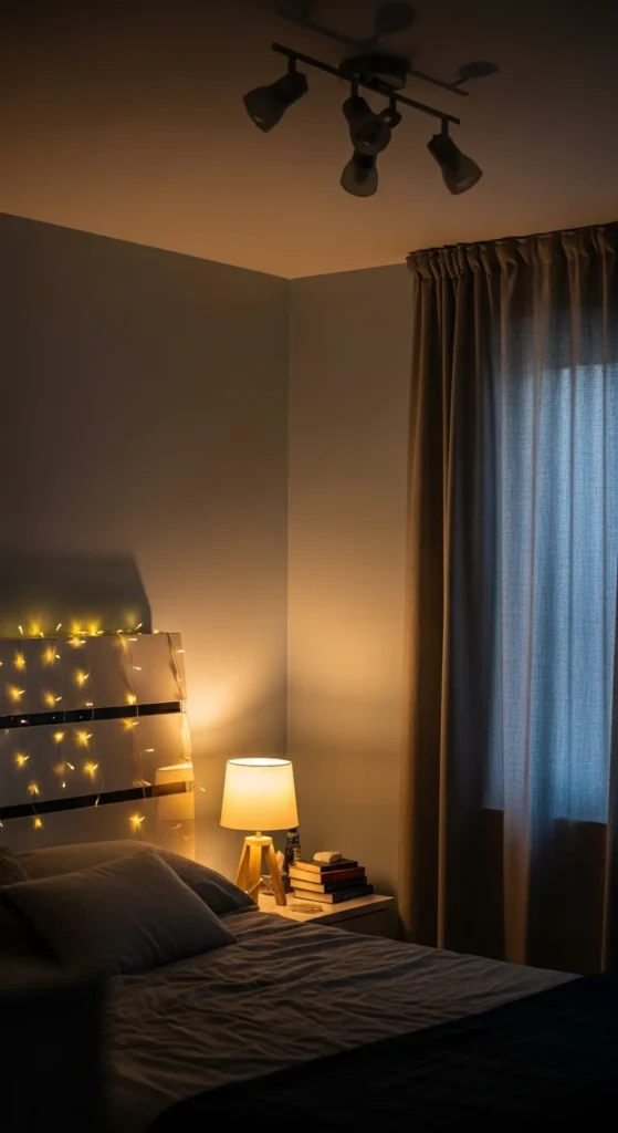 6 Simple Bedroom design Ideas for a Cozy Sanctuary Cozy bedroom with warm and soft layered lighting
