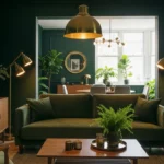 Dark Green Living Room Ideas