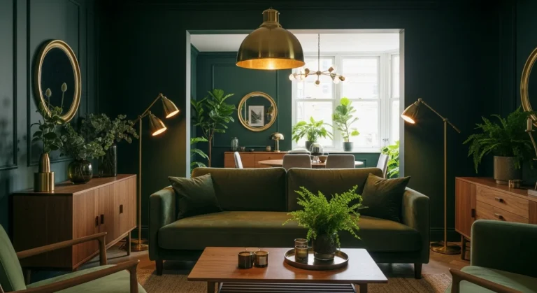 Dark Green Living Room Ideas