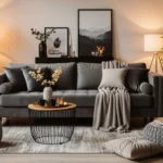 Dark Grey Couch Living Room Ideas