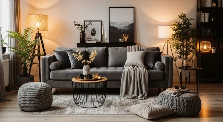 Dark Grey Couch Living Room Ideas