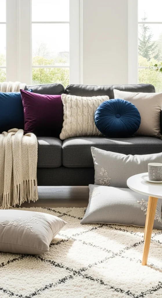 10 Dark Grey Couch Living Room Ideas You’ll Love Dark Grey Couch Living Room Ideas