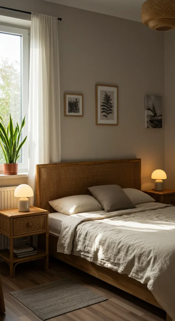 6 Bedroom interior Design Trends to Transform Your Space Eco-conscious bedroom with natural materials and indoor plants