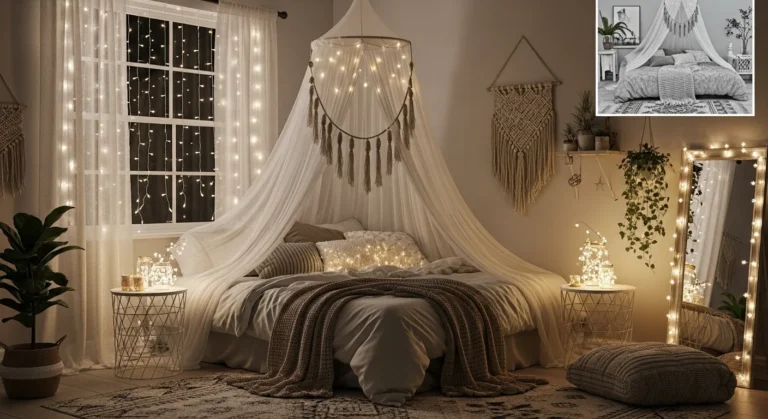 Fairy Lights Bedroom Ideas