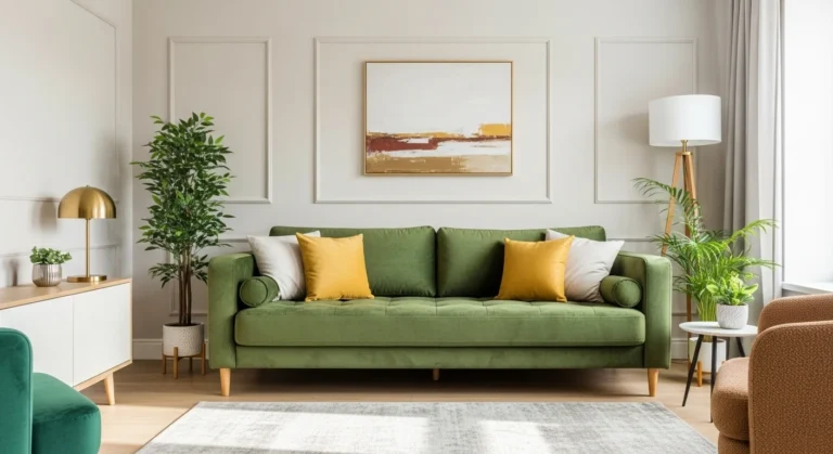 Green Sofa Living Room Ideas