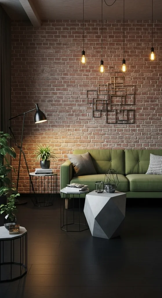 5 Stylish Green Sofa Living Room Ideas Boho living room with green sofa, bold textiles, and earthy accents