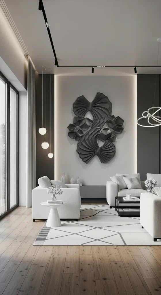 9 Living Room Wall Art Ideas You’ll Love Eclectic living room gallery wall with assorted frames and artwork
