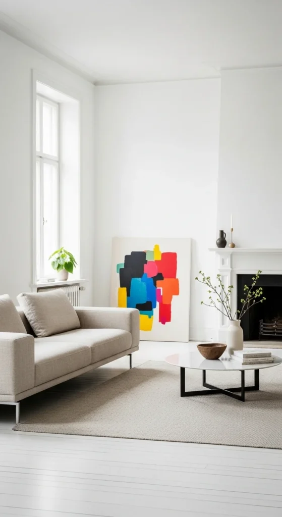 8 Aesthetic Living Room Ideas to Elevate Your Style Minimalist living room with neutral tones and clean lines