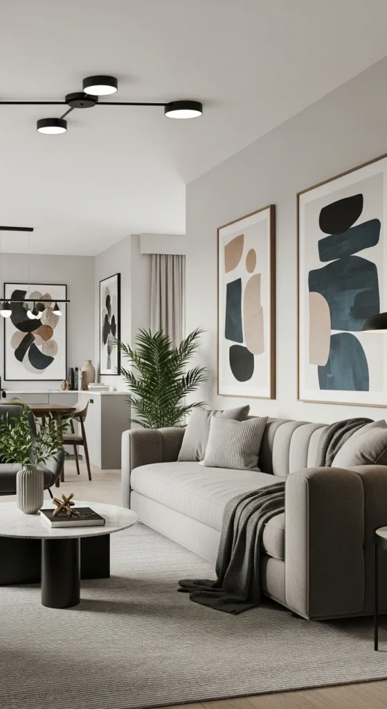 6 Contemporary Living Room Ideas To Modernize Your Home Minimalist living room with white tones and clean lines