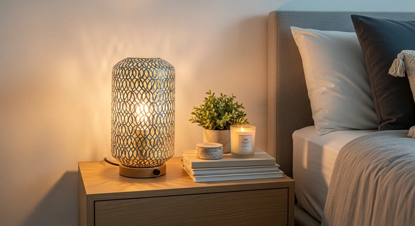 7 Stylish Bedside Table Decorating Ideas - HomlyDesign
