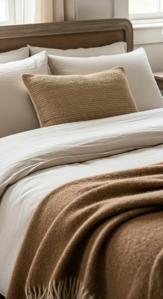 9 French Cottage Bedroom Ideas Natural soft fabrics on a cozy French cottage bed