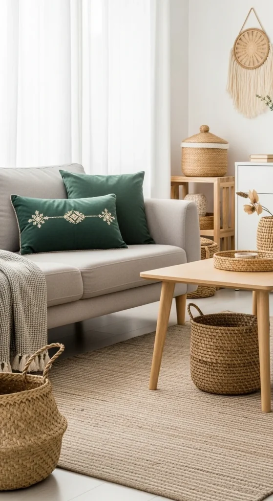 6 Japandi Living Room Ideas For Your New House Neutral Japandi living room with earthy colors and textures