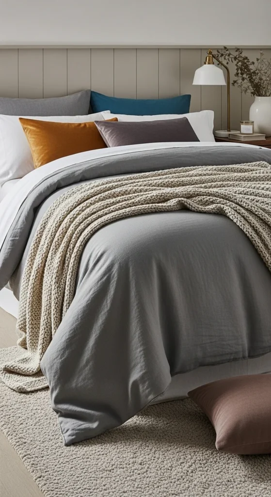 5 Modern Luxury Bedroom Ideas for Small Spaces Textured bedding and wall paneling in a cozy small bedroom