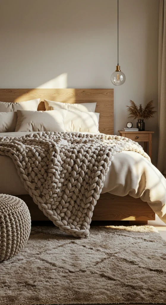 6 Bedroom interior Design Trends to Transform Your Space Textured bedroom with layered rugs, cushions, and throws