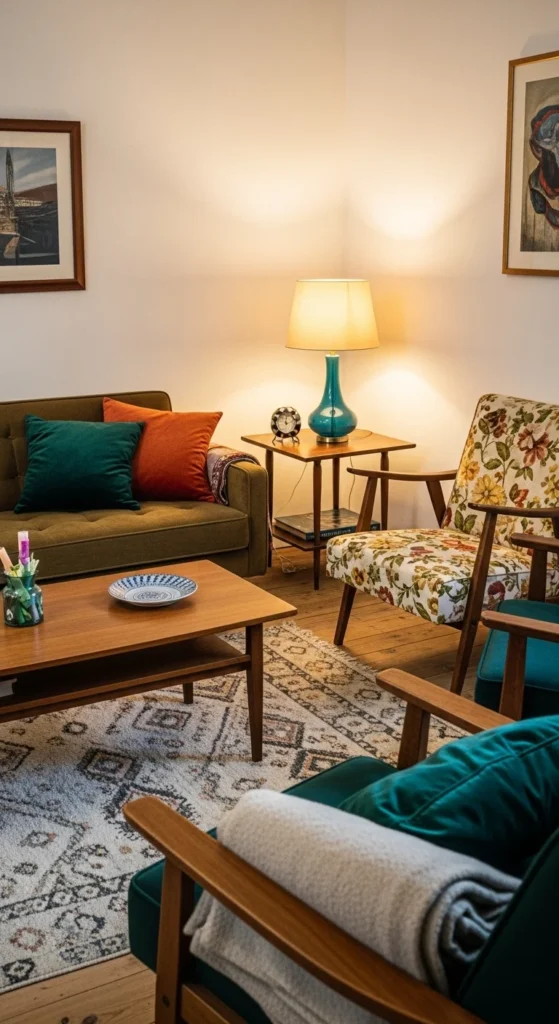 7 Best Vintage Living Room Ideas You Need To Try Vintage living room with a mix of furniture styles and textures